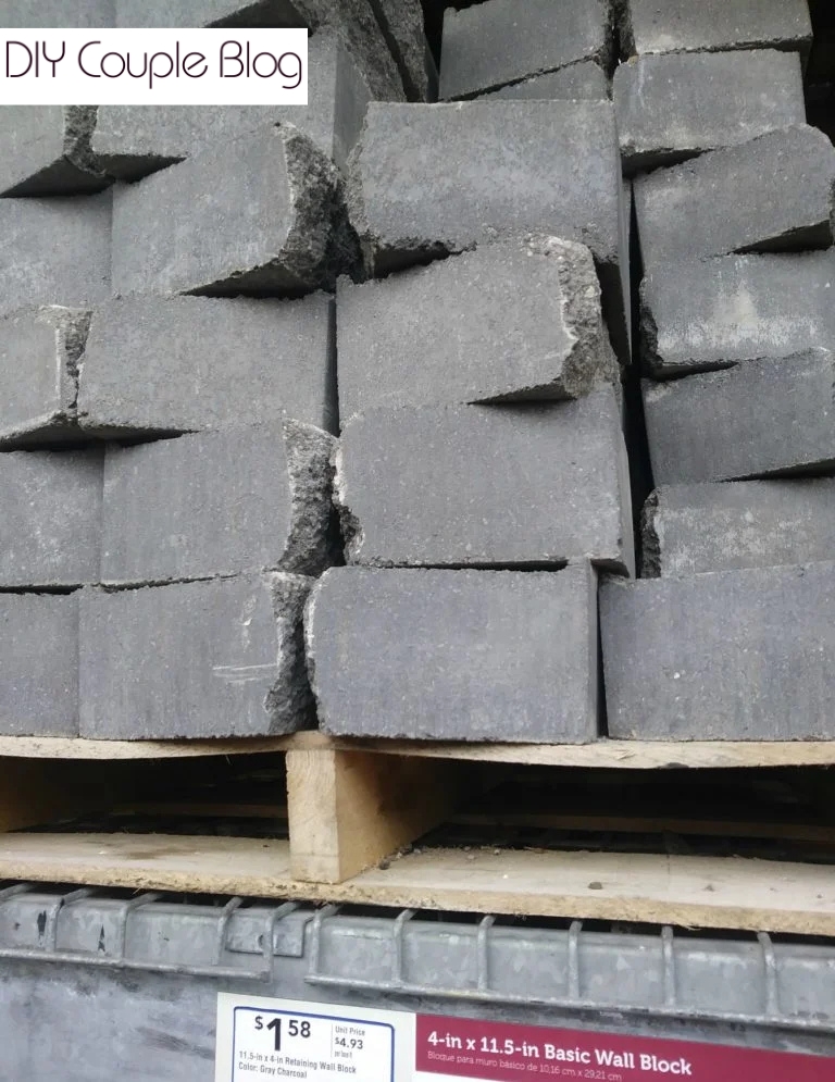 manufactured concrete blocks for retaining walls