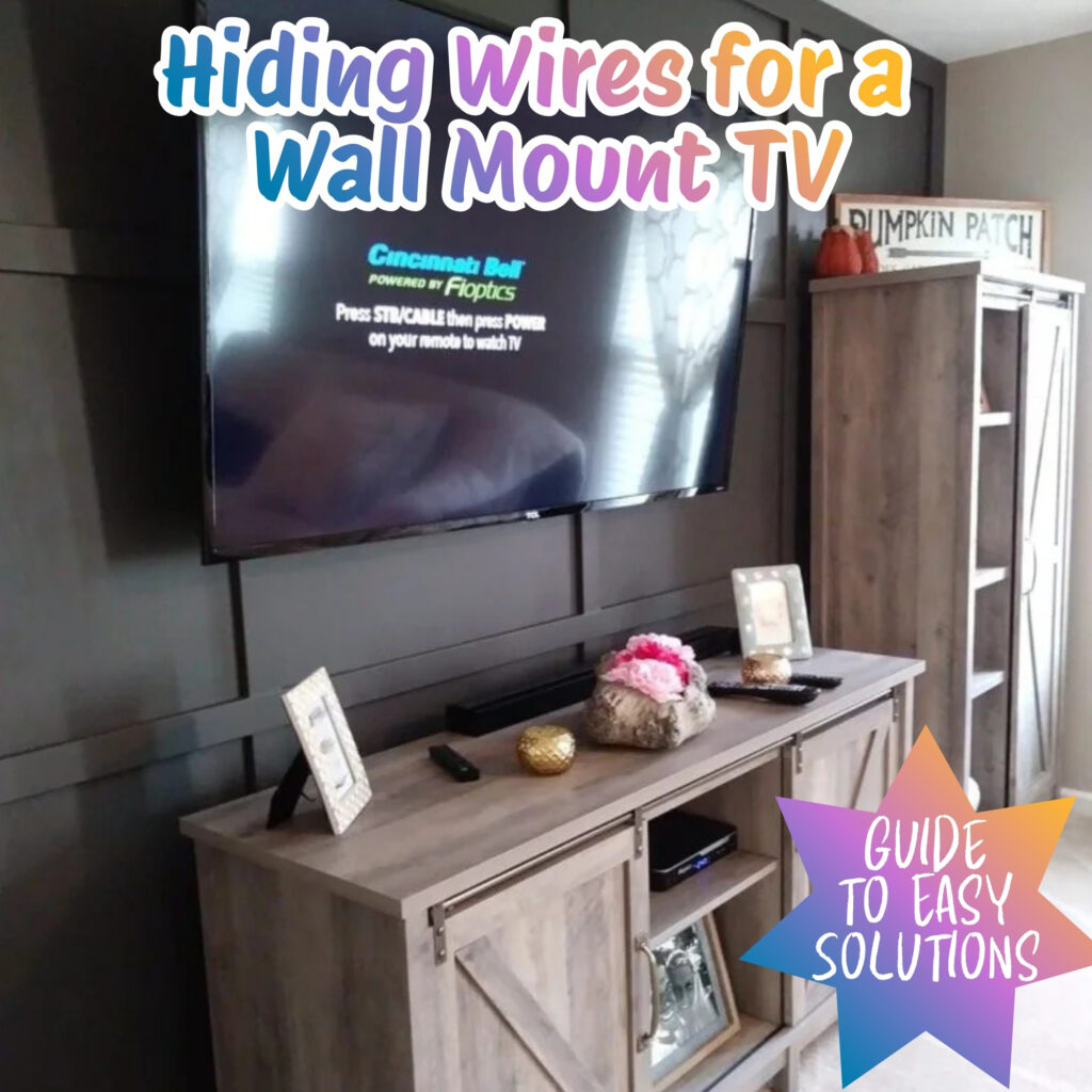 a helpful guide to vanishing your TV wires