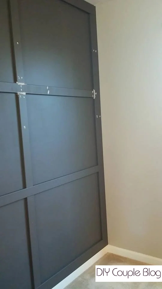how to build a DIY board and batten accent wall in the living room.