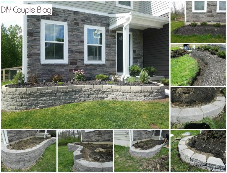 a recap of the whole process of building a DIY retaining wall from start to finish. 