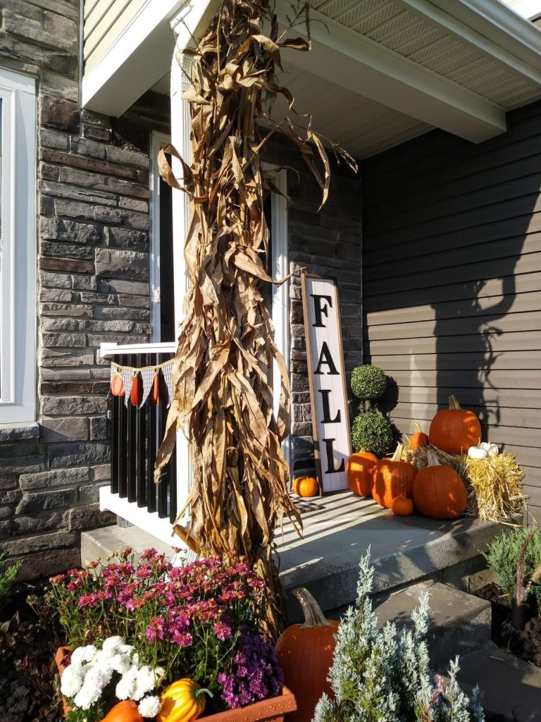 fall front porch