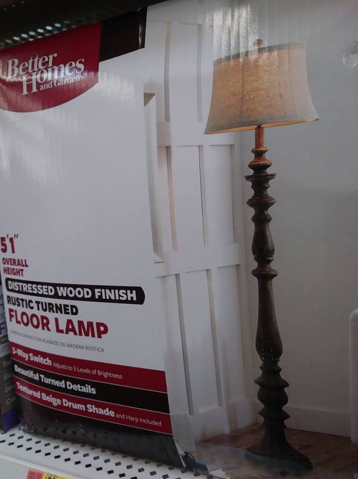 farmhouse rustic floor lamp