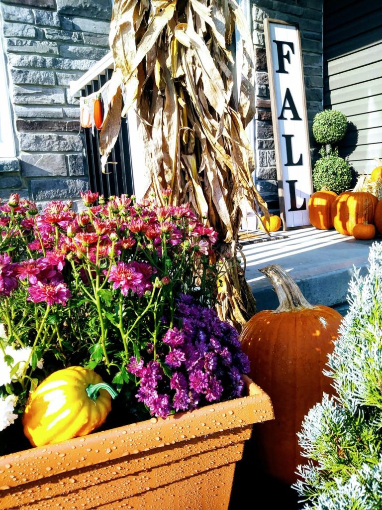 fall front porch