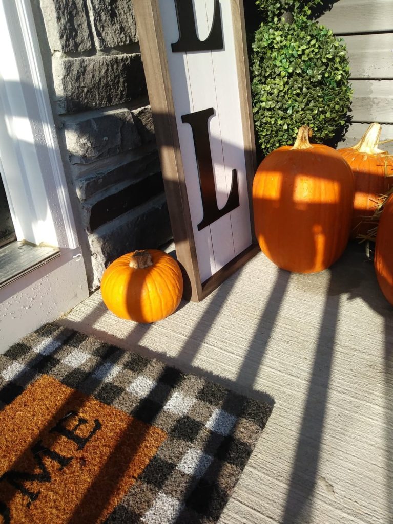 fall front porch