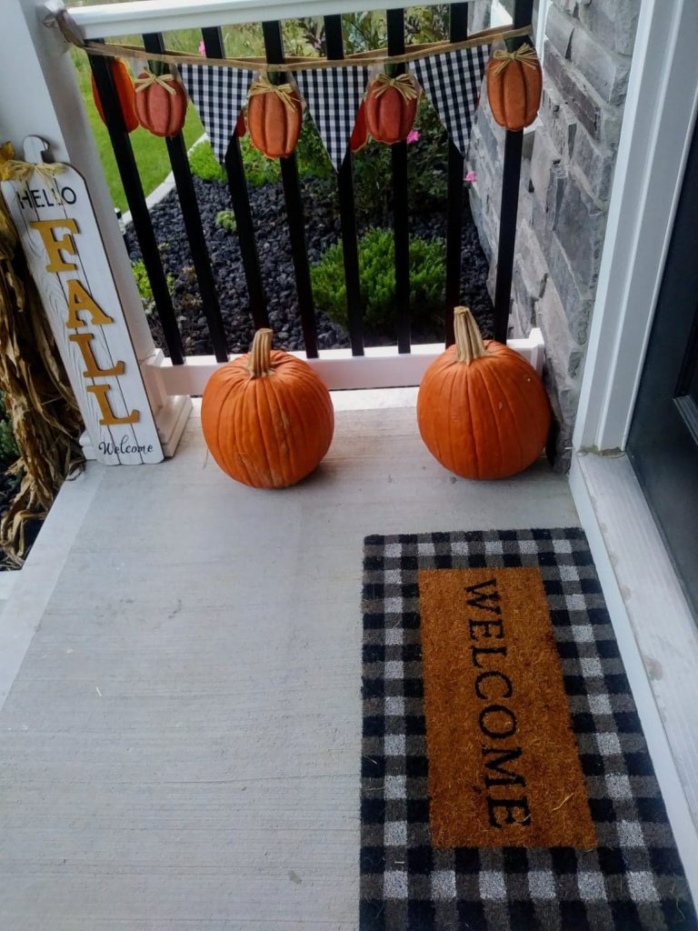 fall front porch