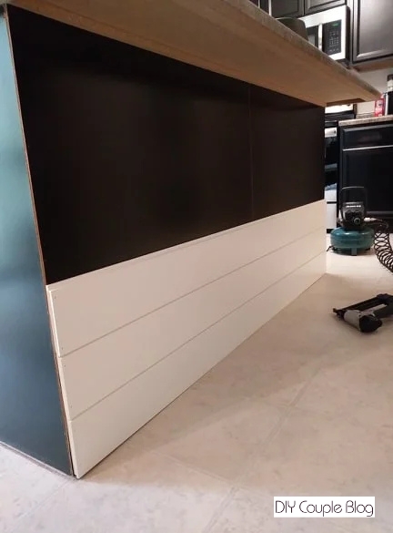 moving up with our shiplap boards 