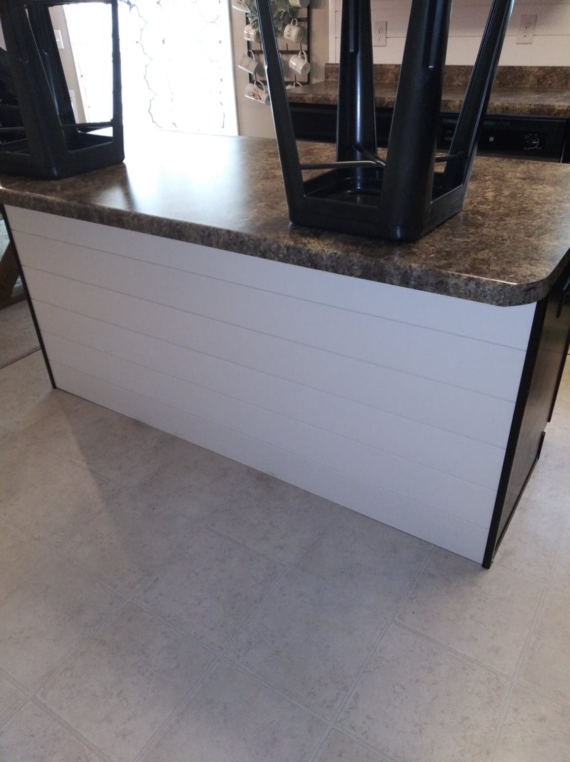 Shiplap Kitchen Island Makeover A Step By Step Tutorial DIY Couple Blog   Shiplap Kitchen Island 3 1150x1536 