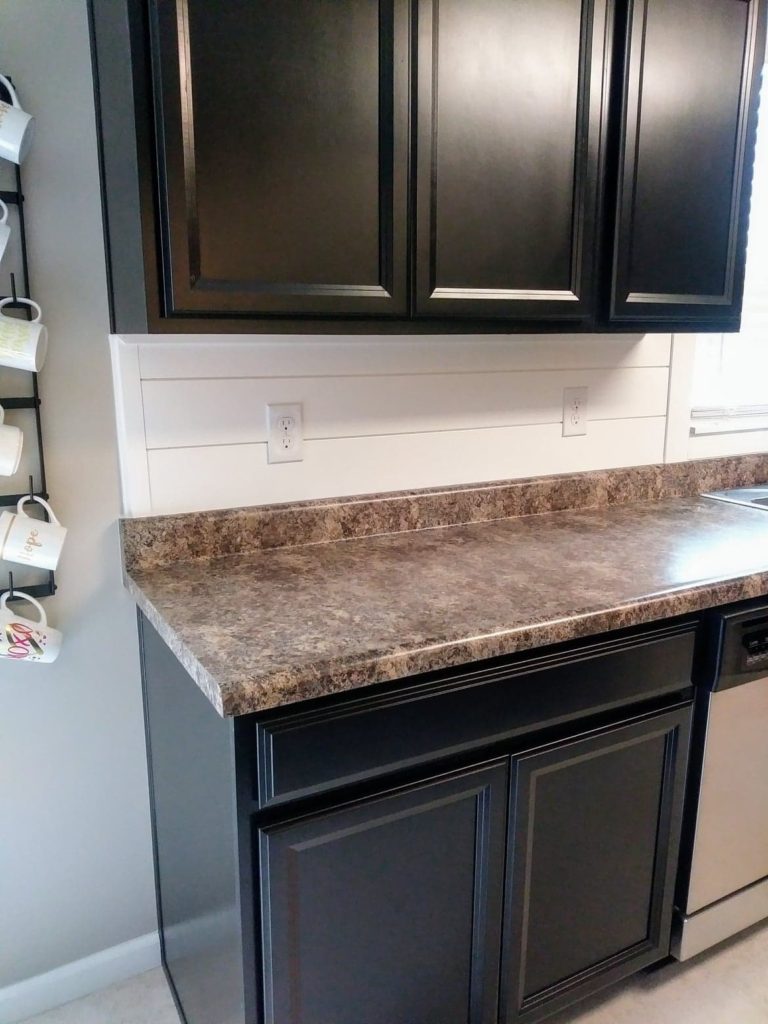 how to add shiplap kitchen backsplash