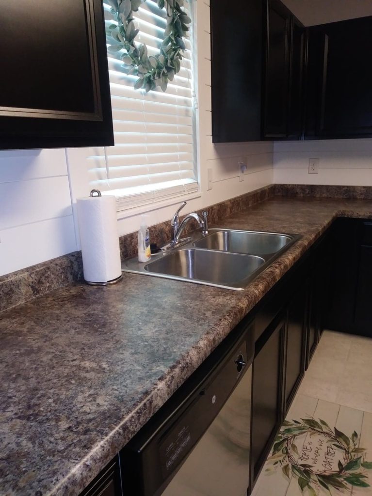 shiplap kitchen backsplash