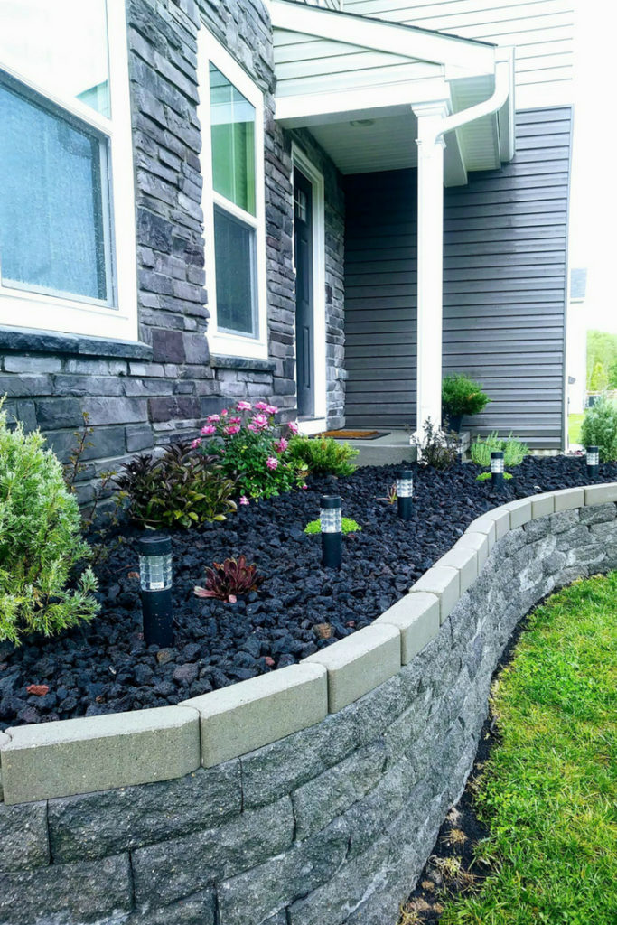lava rock is good for landscaping and curb appeal