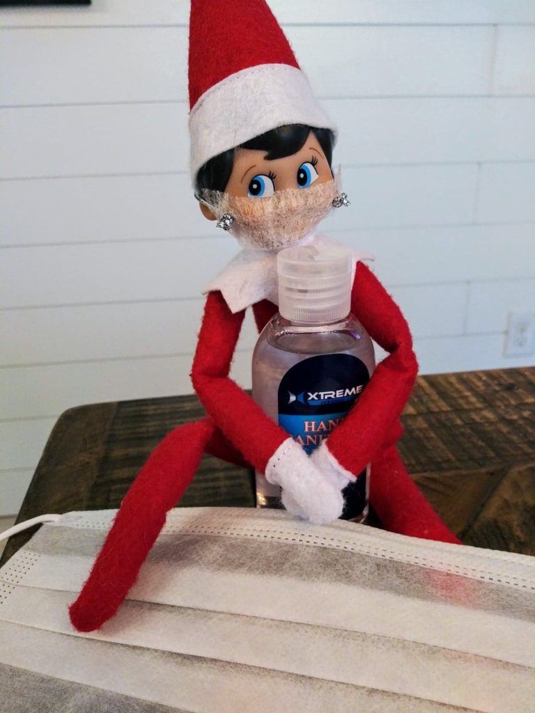 how to make elf on the shelf face mask