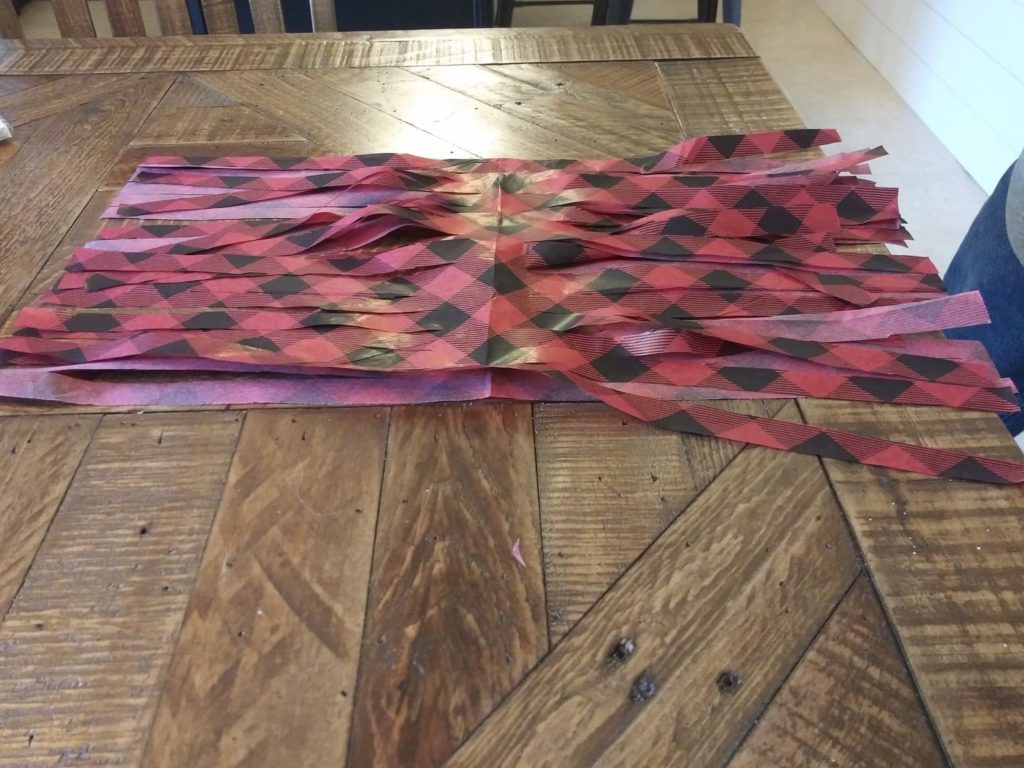 lumberjack birthday banner