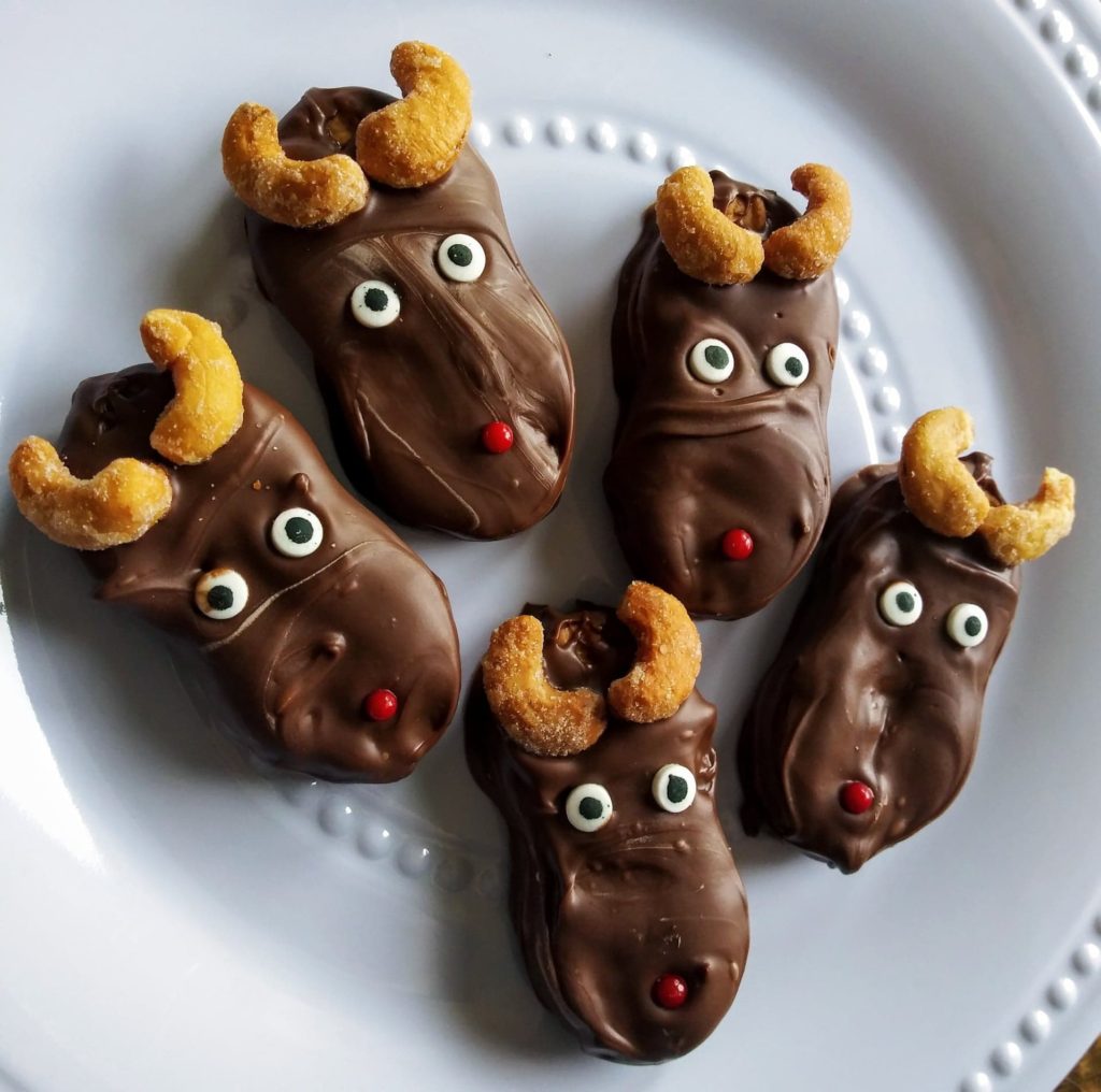 reindeer nutter butter cookies