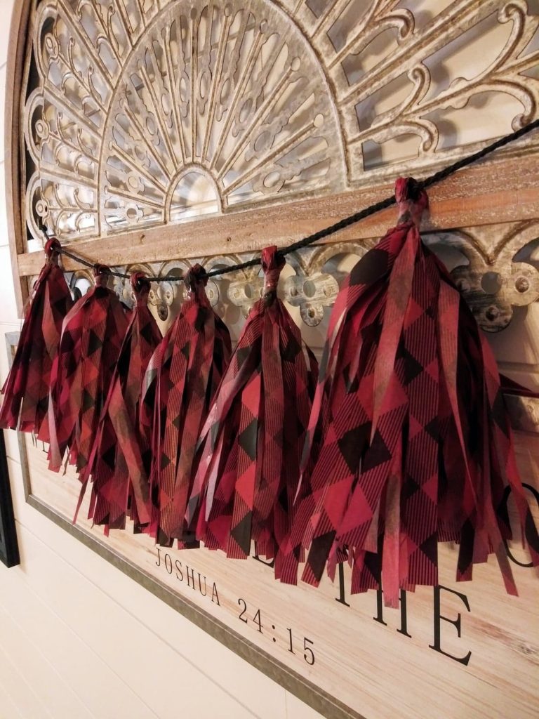 tassel banner garland