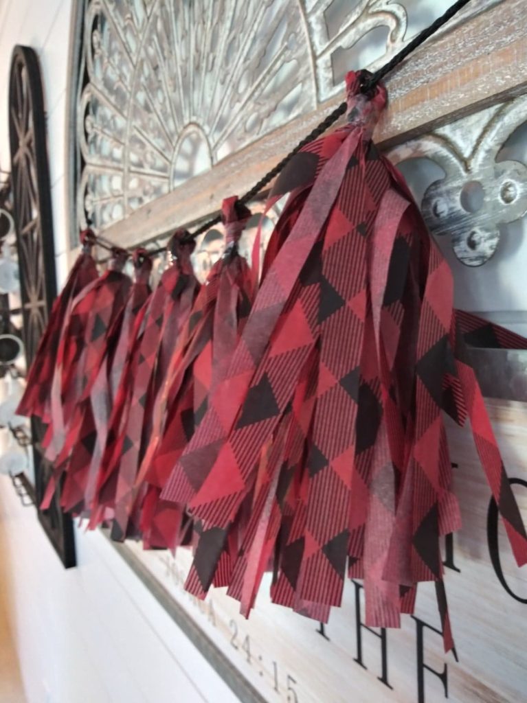 tassel banner party idea