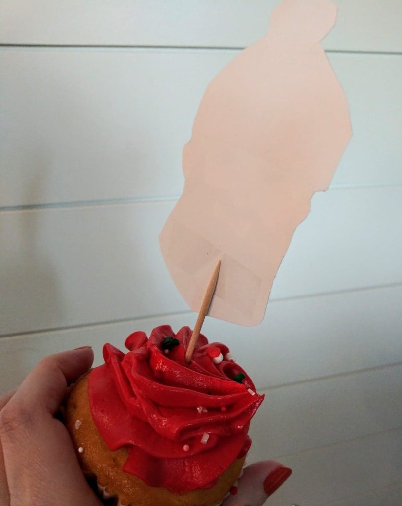 how to make photo cupcake toppers