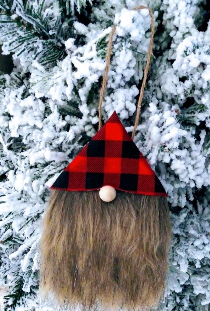 scandinavian gnome ornament diy