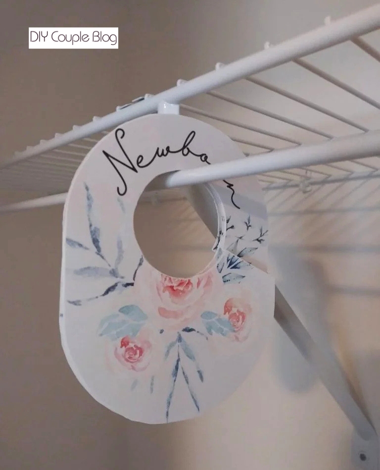 DIY baby wardrobe divider