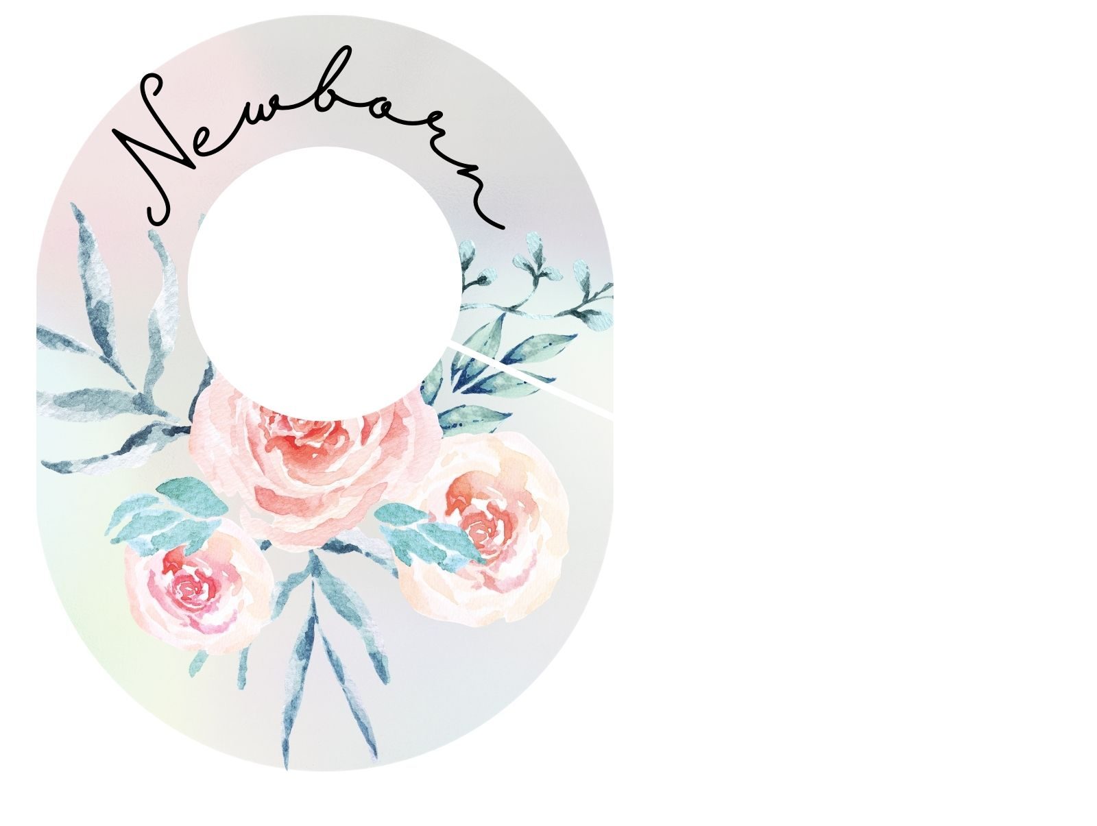 Baby Organizing With Free Printable Nursery Closet Dividers (Pretty Floral Watercolor Design for ...