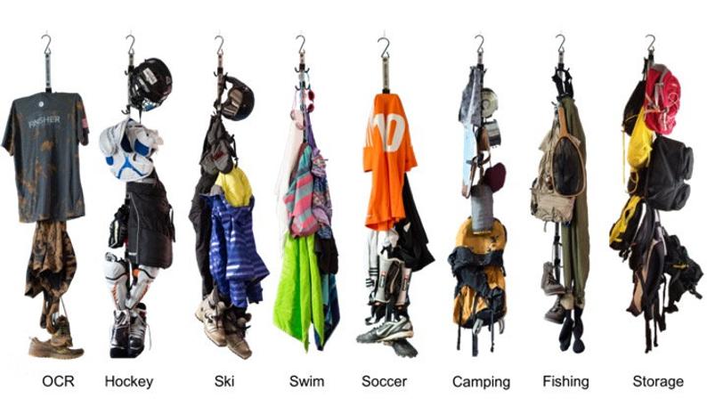 organizing camping and sports gear
