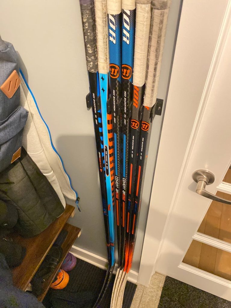 hockey stick storage for garage