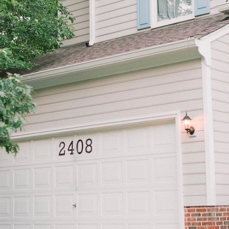 magnetic numbers for house garage door