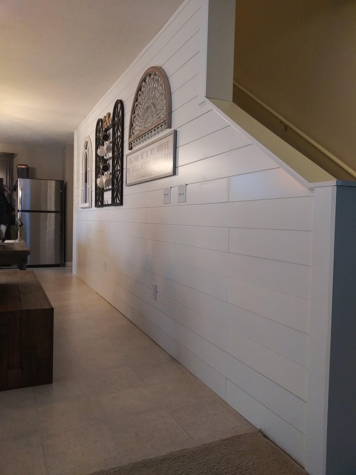 Kitchen Feature Wall - DIY Couple Blog