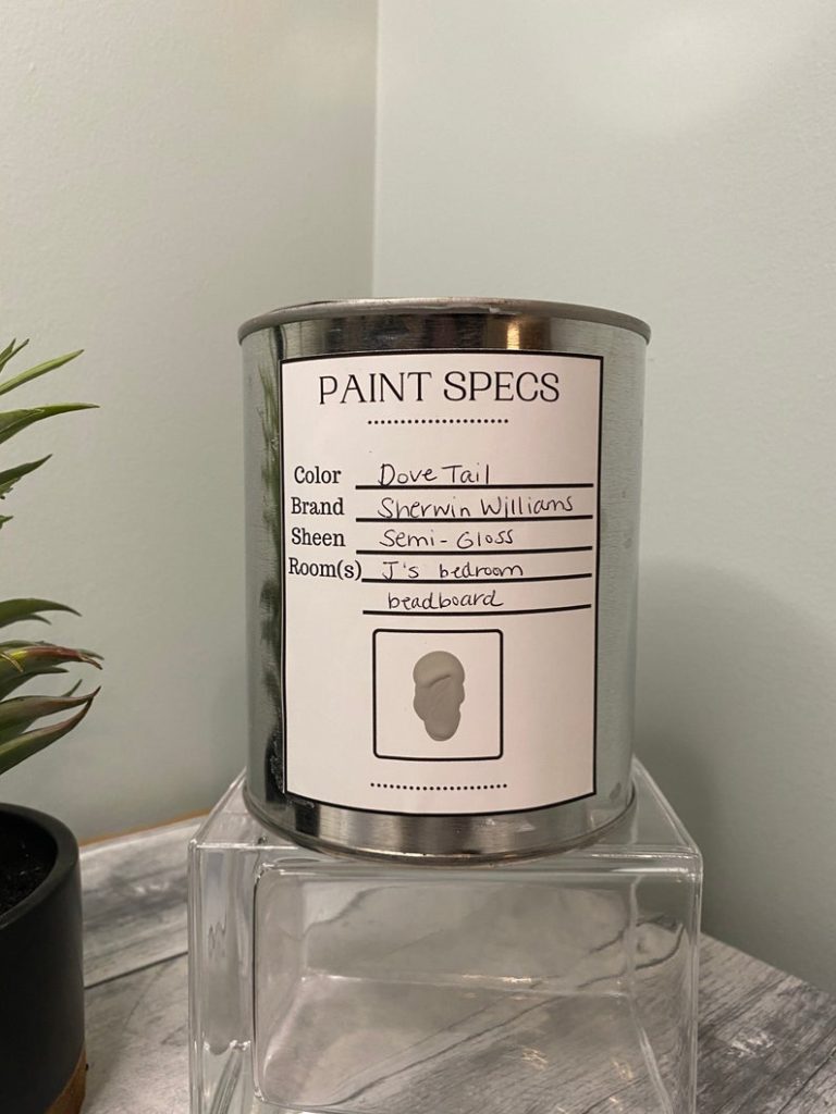 paint can organization labels