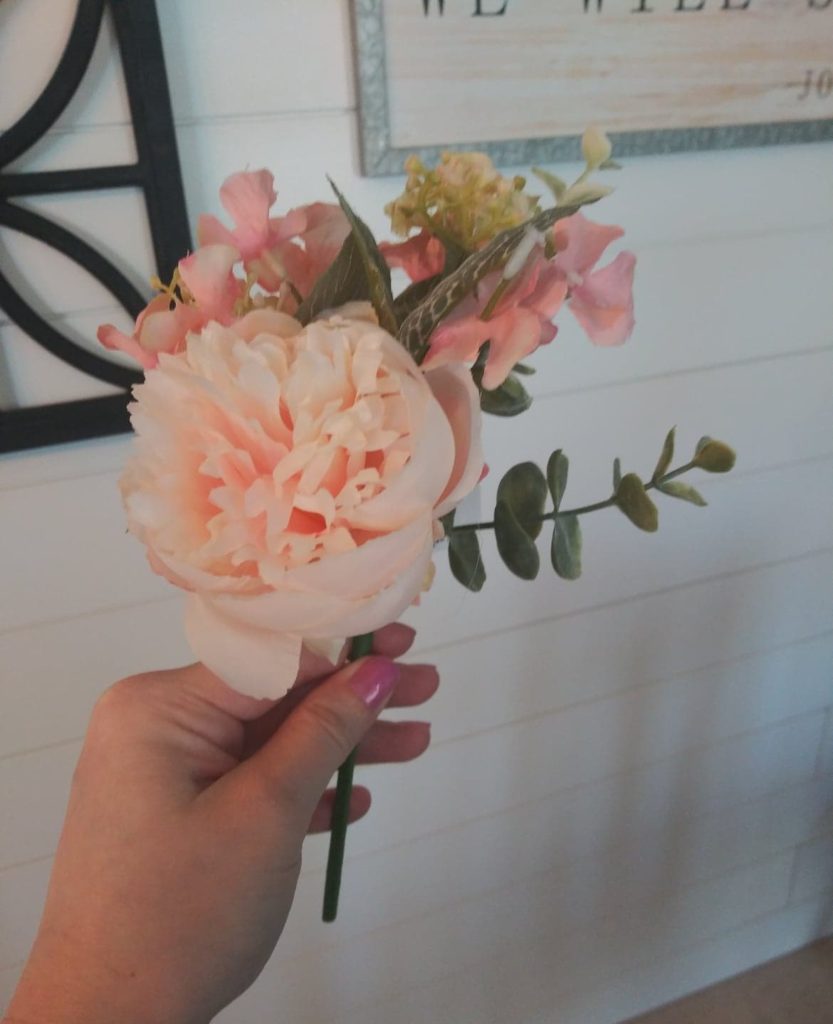 peony flowers for diy crib mobile