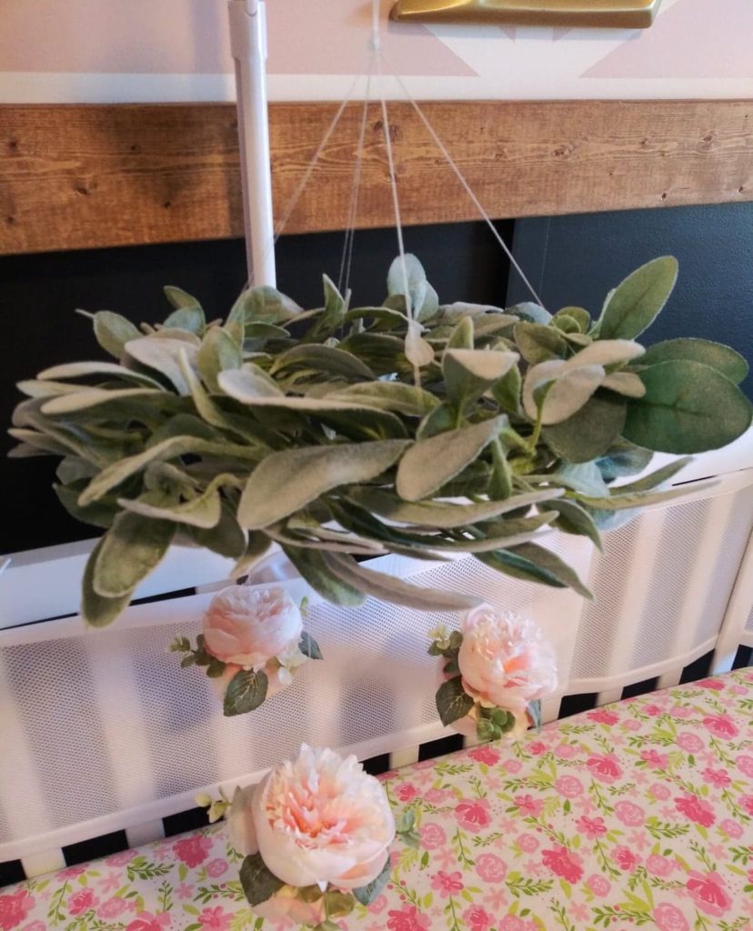 peony flower mobiles for baby