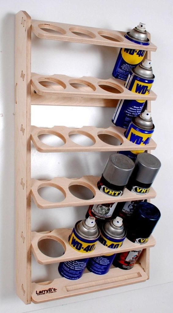 spray paint or lube storage