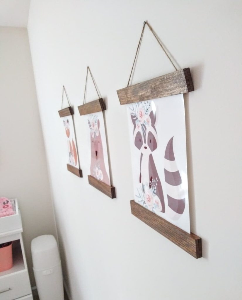 woodland prints for nursery