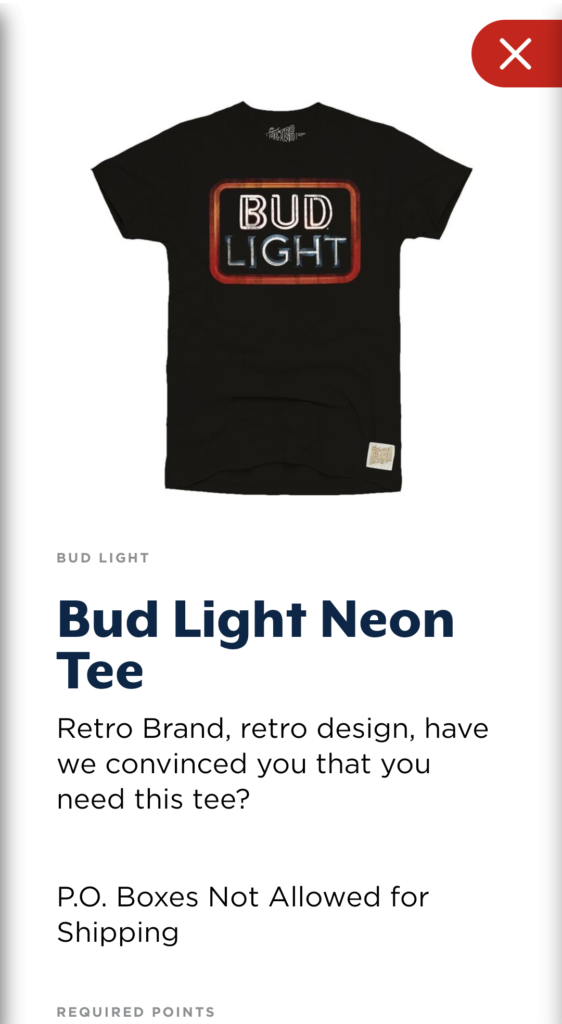 bud light free clothes t shirt