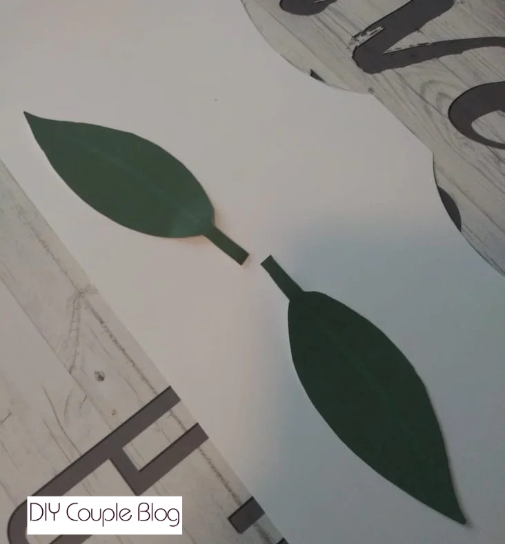 printable template leaves for the beef jerky flowers