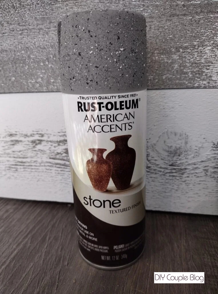 Rustoleum spray paint in stone textured finish 