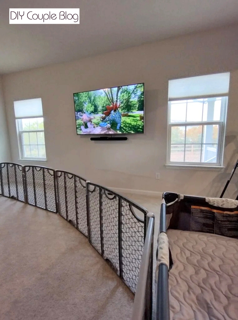 two living room building grade windows on the side of a television