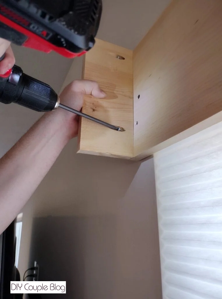 attaching the sides of the window box