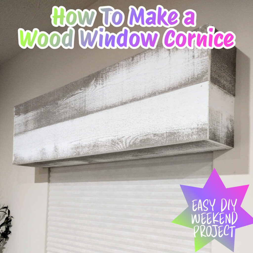 guide for how to build a window cornice