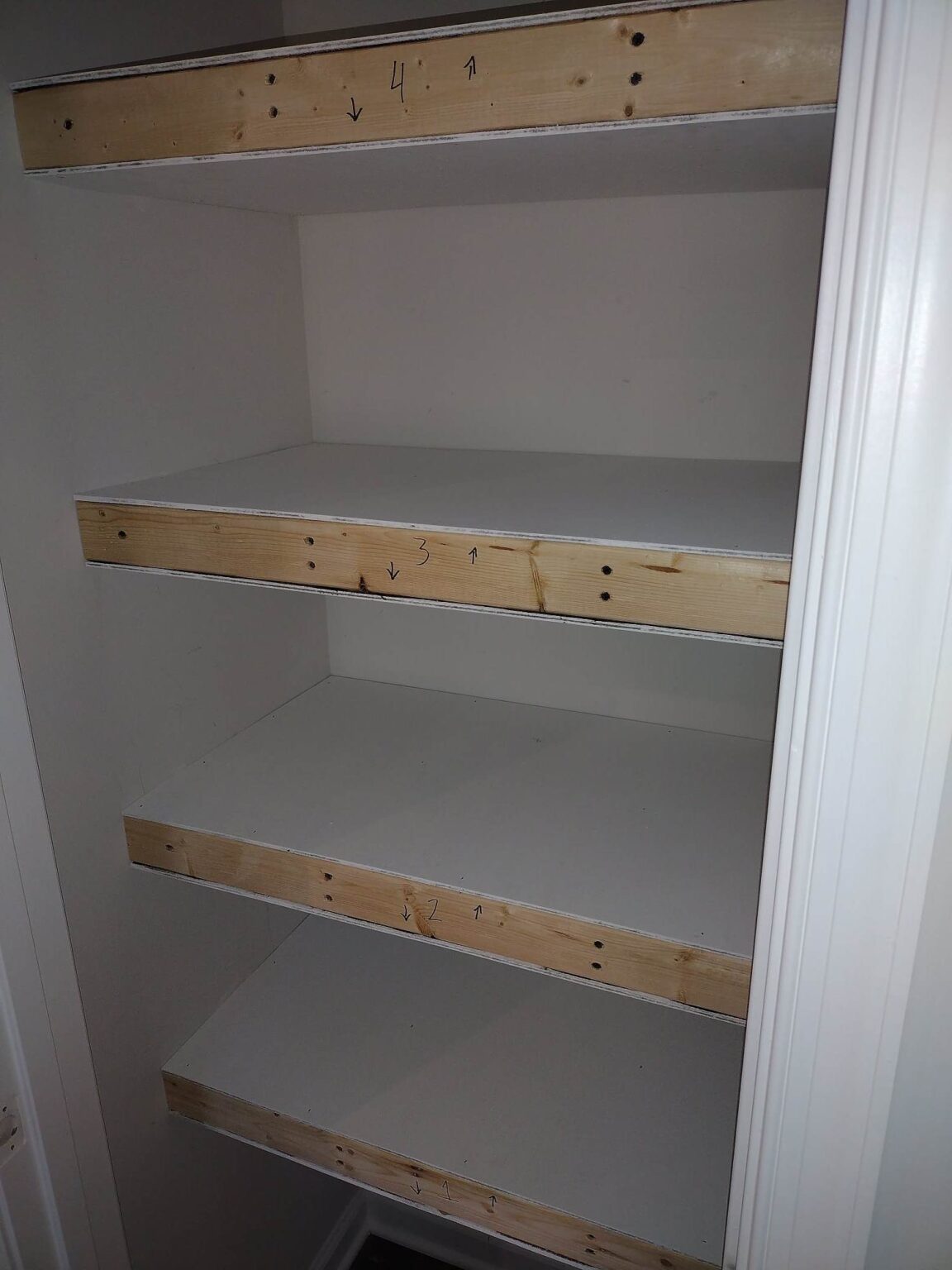 Diy Pantry Shelving Diy Couple Blog 8381