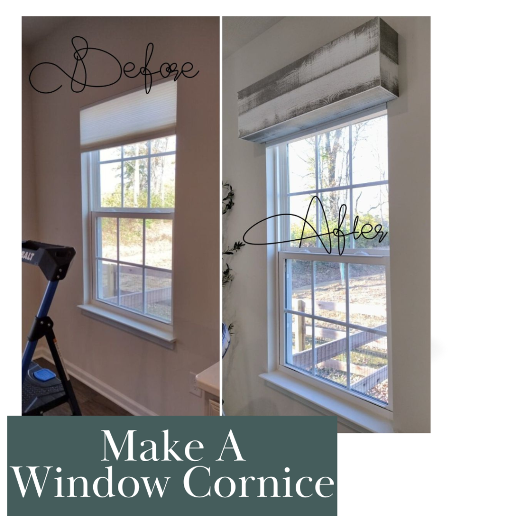 diy window cornice