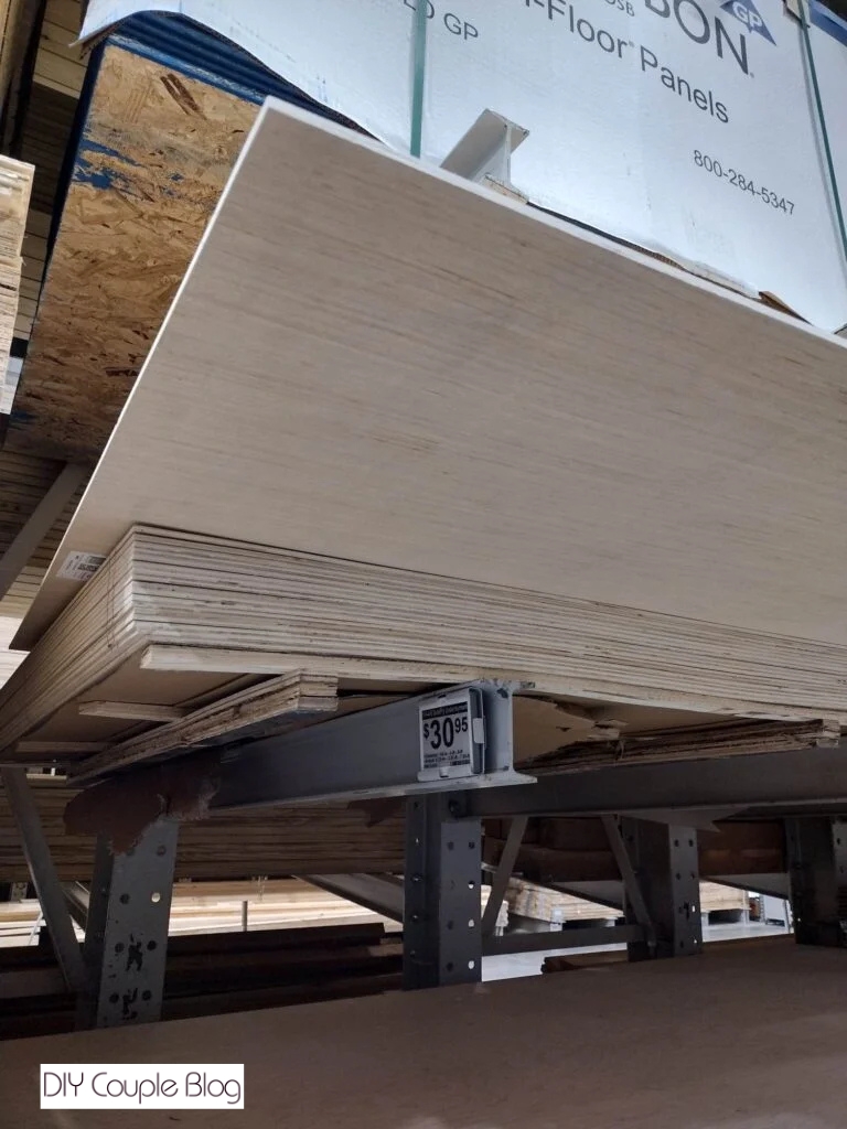 picking out shelf materials