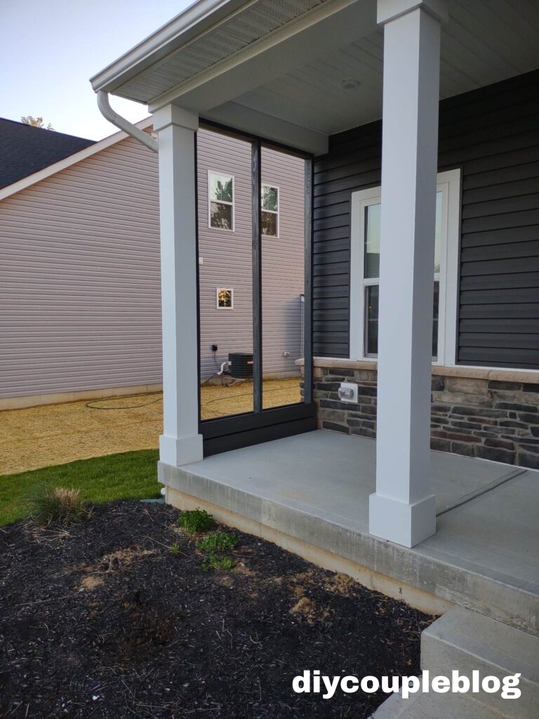 Contemporary composite wood panel wall for garden privacy