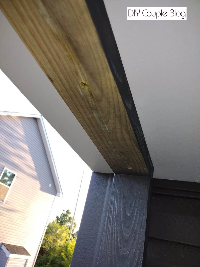 securing the top board