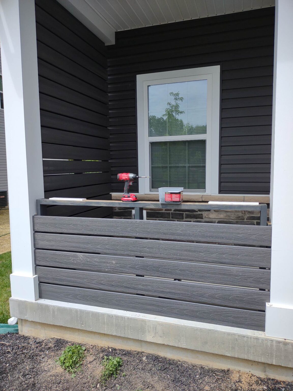 Build A Front Porch Railing (Easy DIY) - DIY Couple Blog