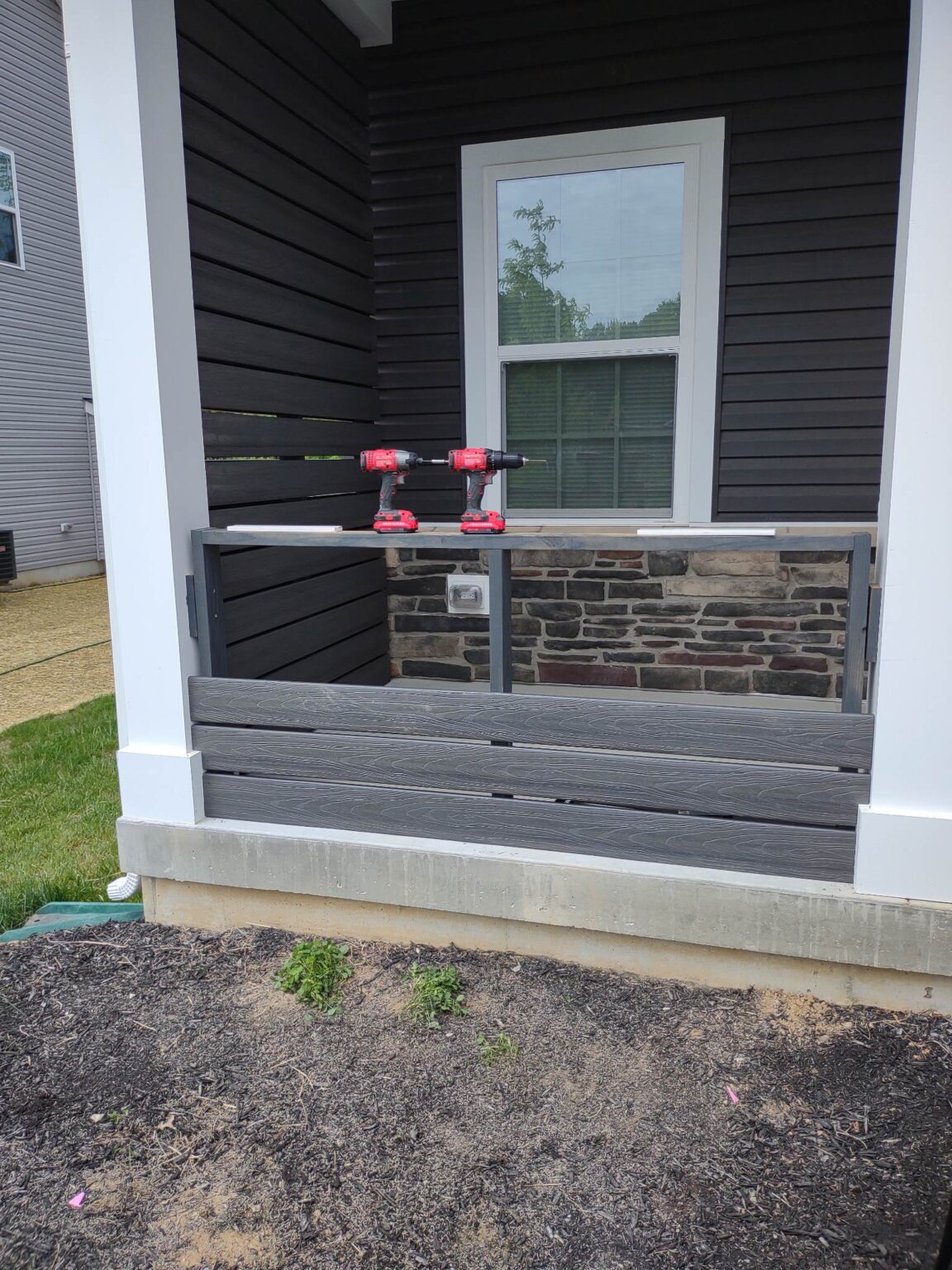 Build A Front Porch Railing (Easy DIY) - DIY Couple Blog