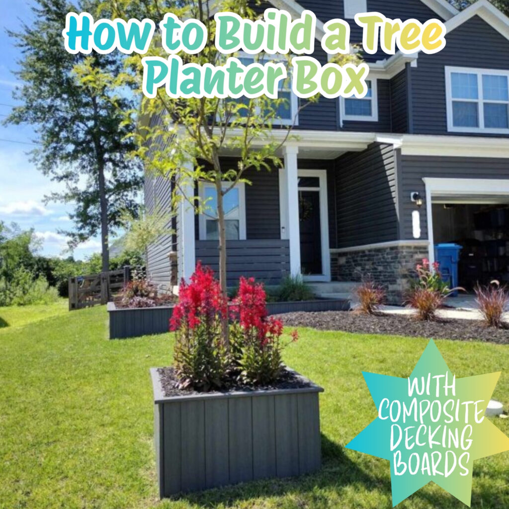 how to build a tree planter box