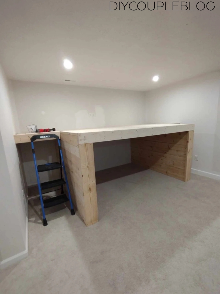 the process of the basement playroom indoor jungle gym for kids