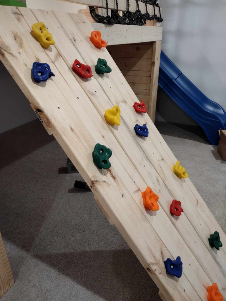 building a rock climbing wall