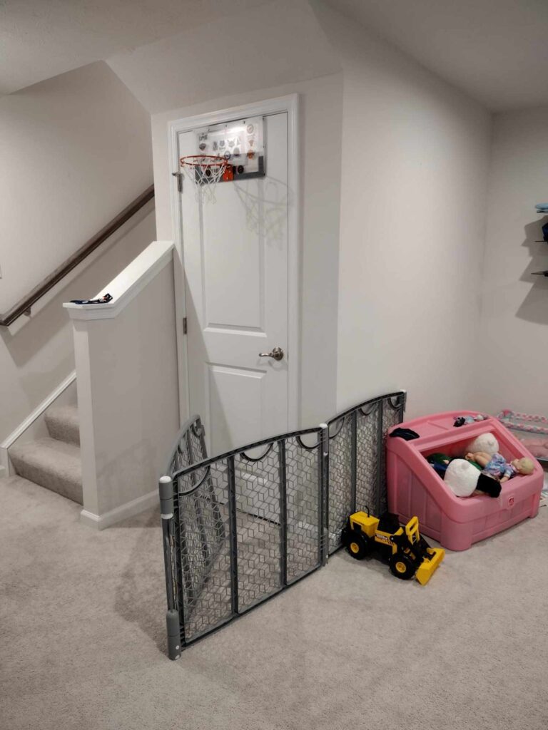 kids basement playroom ideas (our basement before and after)