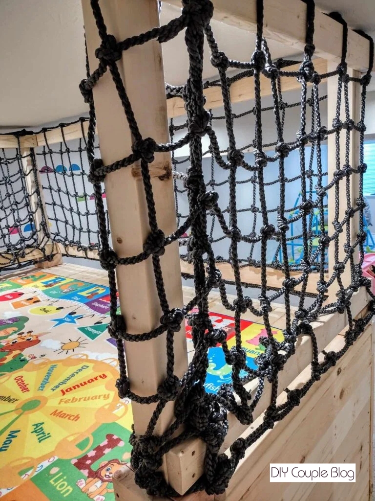 climbing net for playground safety